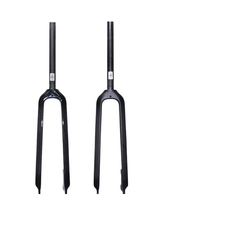  JZYSS Forcella MTB 1 Pz Nero Forcella Full Carbon MTB/Forcella Carbonio 1-1/8 Forcelle Rigide MTB (Color : 2)