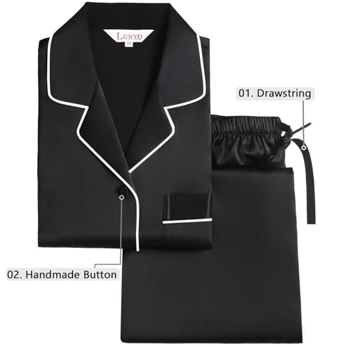 LONXU womens Dmz0017 Pajama Set (pack of 2)