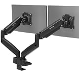 Kit Complet – Le kit du double bras ecran PC comprend tout le nécessaire pour le montage. Le bras PC pour 2 écrans est livré avec un jeu de vis compatible avec les moniteurs des marques les plus populaires. Le pied ecran peut être installé à travers le bureau ou fixé sur le bord du bureau. La gestion des câbles garde votre bureau propre et organisé.