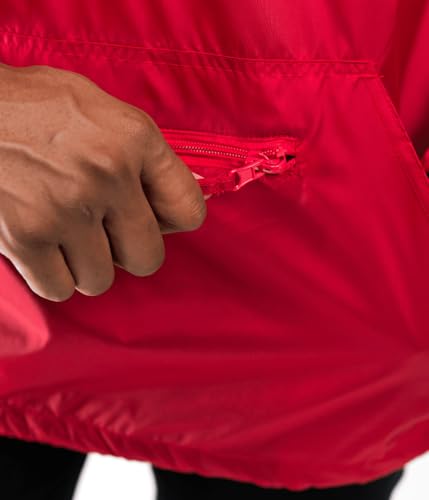 Image of Cottonhood Packable Windbreaker Jacket for Men - Water-Resistant Pullover Windbreaker, Nylon Shell, Lightweight Rain Jacket