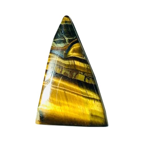 Cabochon œil de tigre naturel calibré 26x24mm pour sertissage facile sans casse