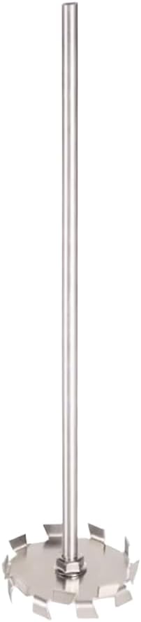 ASSYA Stainless Steel Stirring Paddle Blades, Stirring Rods, Dispersion Discs, Impellers, Laboratory Mechanical Stirring Rods,4x20x0.6cm