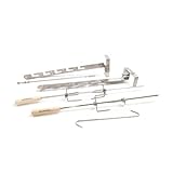 Évolutif et Pratique : Le tournebroche peut être utilisé manuellement ou complété par le moteur électrique BonFeu (vendu séparément) pour une rotation automatique et une cuisson parfaitement homogène sans effort.