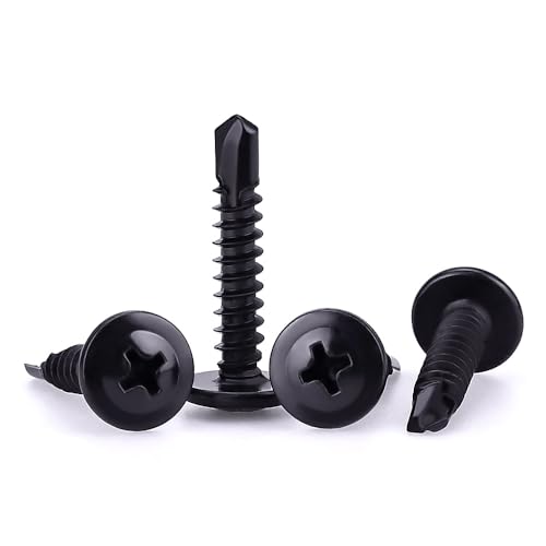 #10 x 1-1/4 pulg Tornillos autoperforantes acero miniatura 1