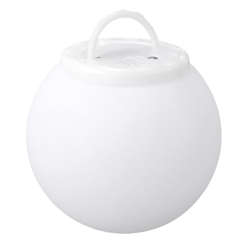 Jectse カラフルなグローブムードランプ 15cm 10m 防水充電式 LED 光るボールライト 7 色付き プールパーティー、写真撮影、周囲照明用