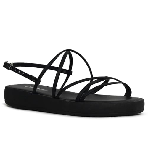 Papete Comfort Original Cozumel Transpassada Fivela Ajustável - Envio Imediato Oferta (Preto, BR, Ad