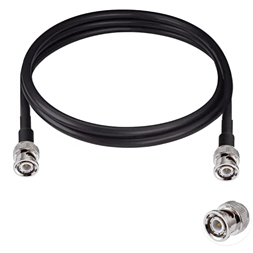 Vecys BNC Male to BNC Male Cable 50ohm BNC Male to Male RG58 RF Coaxial Pigtail Jumper Cable 6.5ft/2m for RF Antennas Ham Radio Handheld image 5