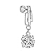 QERPON Stylish Zirconia Piercing Belly Button Clip Easy to Wear Navel Rings Adjustable Comfortable Coppers Body Jewelry
