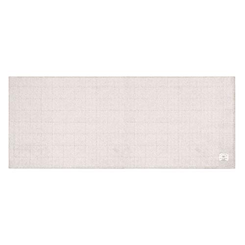 センコー B.B.collection ヘリンボン 3 キッチンマット 約50× 120cm ライトグレー 抗菌 防臭 薄手 床暖房対応 日本製 37347