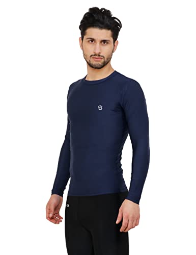 Image of Sportinger 1 or 3 Pack Men's Cool Dry Short Sleeve Compression Shirts, Sports Baselayer T-Shirts Tops, Athletic Workout Shirt