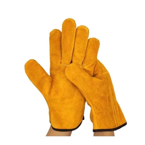 Gants de conduite en cuir pour homme protégeant la peau contre l'usure du jardinage