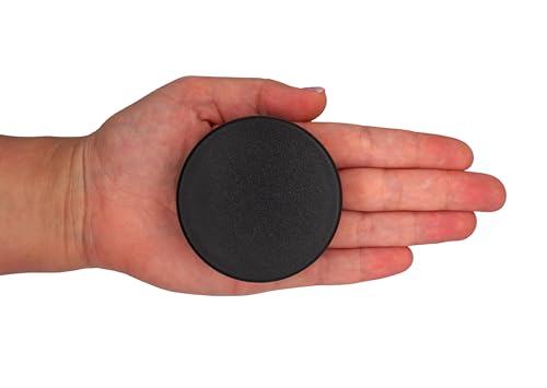 SKIR'CO (4 Stück) Rundrohreinsätze 60 mm Zaunpfahlstopfen schwarz Kunststoffrohr Endkappen Rohrstopfen schwarz RAL 9005