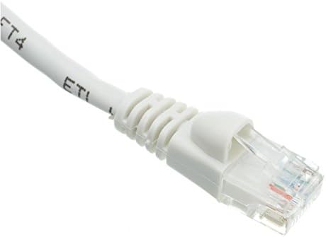 CAT5E Hi-Speed LAN Ethernet Patch Cable, Snagless/Molded Boot, 25 Feet, White, CNE477713