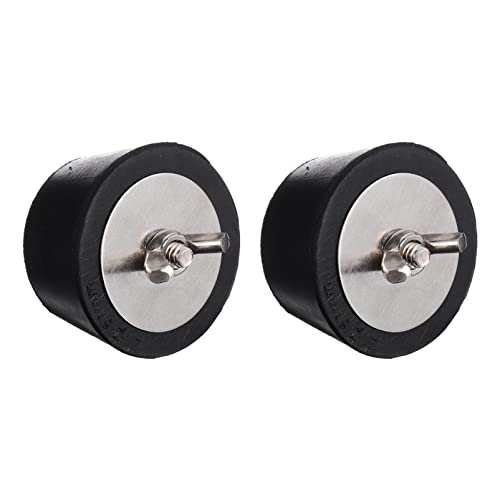 OFFSCH 2 Piezas Tapón Anticongelante Piscina Quinielas Tapón De La Piscina Afuera Agua Inflable Enchufar Cubiertas De Bomba De Piscina Piezas De Piscina Gorro De Piscina Neto Caucho Black