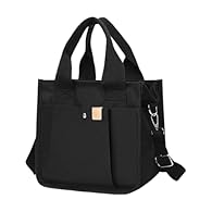 Efficient compartment: equipped with multiple internal pockets and a neat layout, this canvas bag ensures efficient storage, while the outer pockets, quick retrieval of items, improve usability for daily activities or travel DURABLE CANVAS - Equipped...