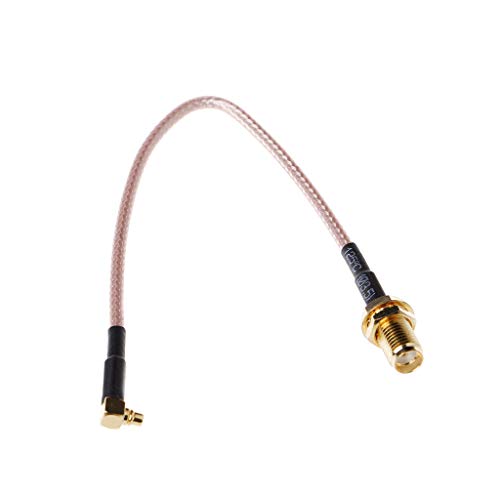 QIEIEI SMA Female to MMCX Male Pigtail Cable RG316 15cm 6