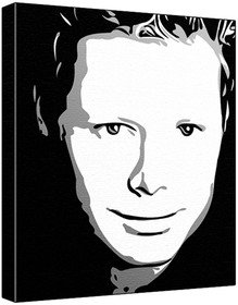 David Richmond Peck (100% Original Painting. Not A Print ) Acrylic Paint On Deep Framed Canvas (60 x 50 x 1.8 cm) 3-Colour Black/Grey/White-image-28