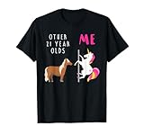 Andere 21 Jährige Ich Einhorn 21. Geburtstag 2001 Schwester T-Shirt