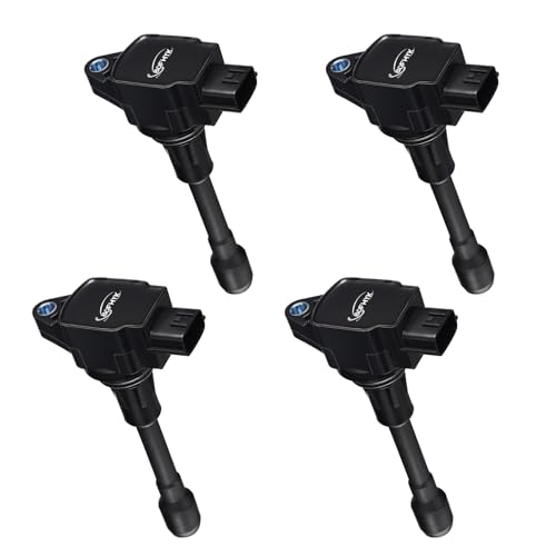 Image of BDFHYK Ignition Coil UF549 Compatible with Nissan Altima 2008 2009 2010 2011 2012 2013 Nissan Rogue 2014 2015 2016 Nissan Frontier Sentra Nissan Versa Tiida 2017 2018 2.5L Nissan Coil Pack Set of 4