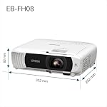 Epson EB-FH08 Home Cinema Projector | 1080p, 3600 Lm