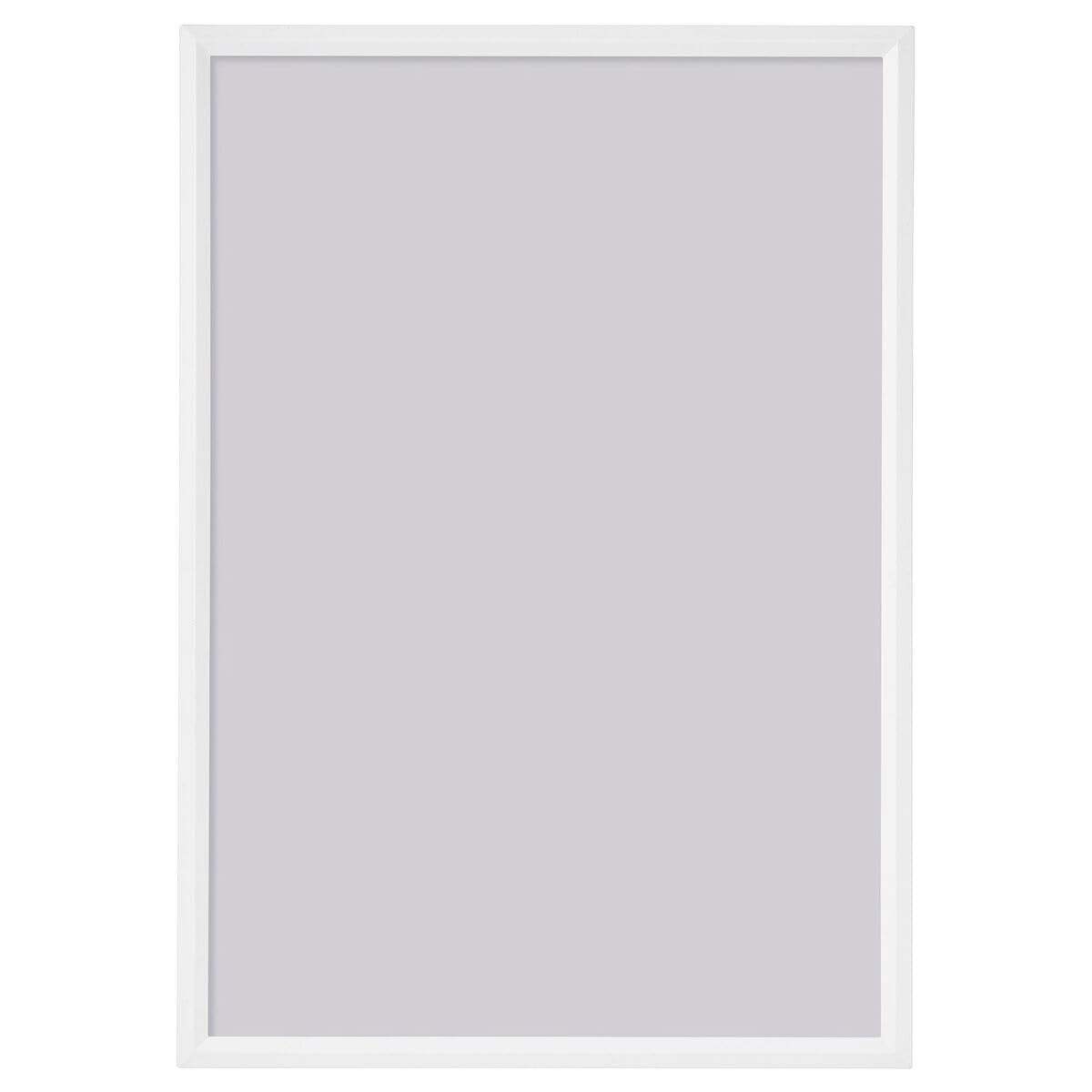 Ikea YLLEVAD White A4 21 x 30 cm Basic Lightweight Photo Frames, Plastic & Paperboard - Set of 5
