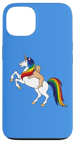 Womens Girls Kids Unicorn Rainbow Goldendoodle Doodle Lover �X�}�z�P�[�X iPhone 13 �p