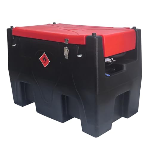 CreFiTech 58 Gal Fuel Transfer Tank, 12 GPM Portable...