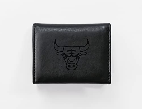 Rico Industries NBA Portefeuille à Trois Plis gravés au Laser Noir, Mixte Adulte, LETRI72001BK, Noir, 5.75 – vue 4