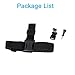 PellKing Quick Release Head Strap Mount Compatible with GoPro Hero 13 12 11 10 9 8 7 6 5 Blcak,Insta360 X3 X2 RS R/DJI Osmo Action 5 4 3 2 Camera Head Holder