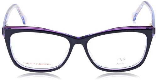 Carolina Herrera HER-0208 WOI Eyeglasses Women's Blue/Violet Full Rim 55mm2