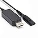 Produktbild USB-Ladekabel, 12 V, Netzkabel für Braun Serie 1, 3, 5, 7, 9 Elektrorasierer 3020S, 3080S, 760CC, 790CC, 340s, 190s, 5190cc, 5210, 9095cc