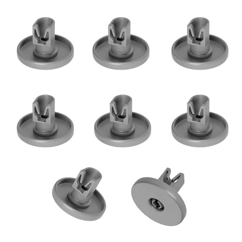 EcoJozon Ruedas Cesta Inferior Lavavajillas 8 Piezas Recambio Ruedas Lavavajillas Compatible con AEG Favorit Privileg Zanussi, Diámetro 40 mm