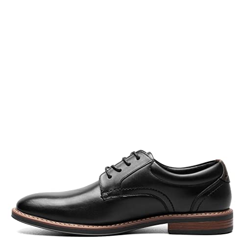 Nunn Bush Men's Centro Flex Plain Toe Oxford Dress Casual Leather Comfortable Lace Up3