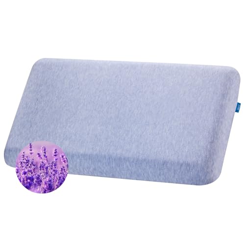 Dreamer Lavendelduft Memory Foam Kissen, belüftetes Lesen und Bettruhe mit Nacken-, Schulter- und Rückenstütze - Entspannend für Seiten- und...