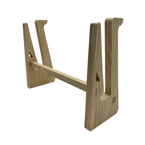 Soporte vertical plegable de madera para laptop miniatura 5