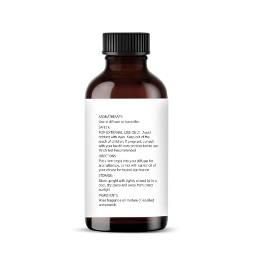 Image of Majestic Pure Essential Oil with Glass Dropper - 100% Pure and Natural - Essential Oils for Diffuser, Aromatherapy, Soap and Candle Making, Rose Essential Oil, Rose Oil, 1 Fl Oz