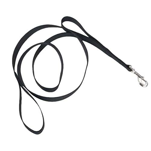 Coastal - Loops 2 - Double Handle Dog Leash, Black, 1
