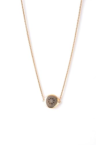 ResQ Jewelry, Shakti Smart Bluetooth Safety Necklace, Discreet Wearable Safety Device - GPS Location Tracking, Audio Recording, One Touch Activation (RoseGold)