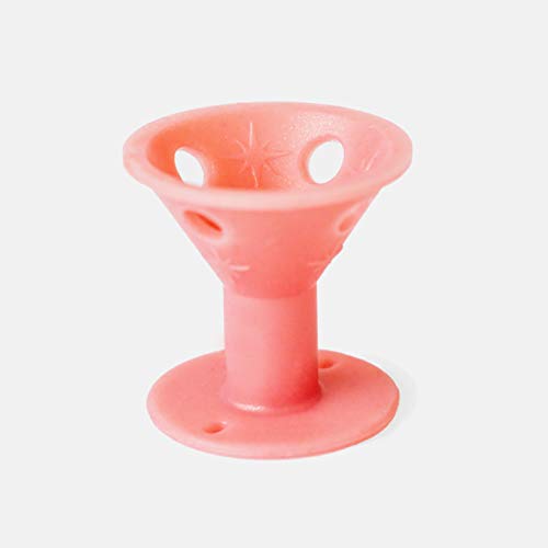 Spoolies Original Hair Curlers, Anniversary Edition, Heatless Silicone Rollers In Bonnet/Bag For Natural Hair, Hair Extensions Plus Wigs, Made In Usa, 20 Medium Size (Rose Gold) #TOP2