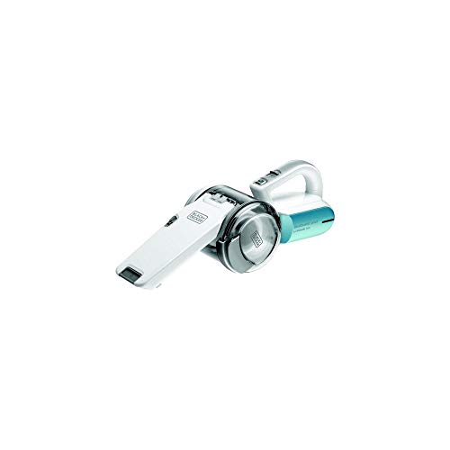 BLACK+DECKER PV1020L-QW - Aspirador de mano sin cable 10.8V (1.5Ah), cabezal pivotante, acción ciclónica