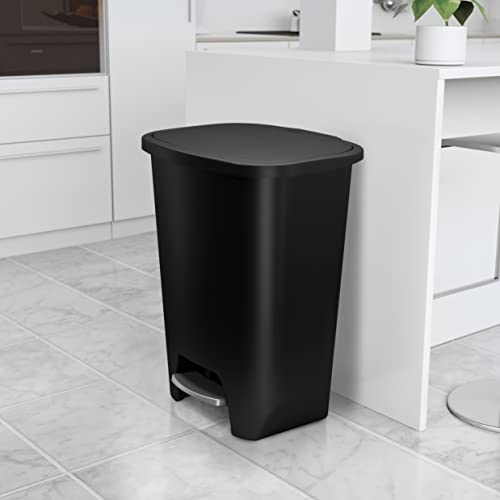 Glad 20 Gallon / 75 Liter Extra Capacity Plastic Step Trash Can With Cloroxtm Odor Protection | Fits Kitchen Pro 20 Gallon Trash Bags #TOP4