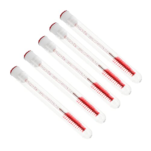 FRCOLOR Eyelash Applicator Beauty Eyelash Makeup 10pcs Eyebrow Brush Tube for Lash Separati