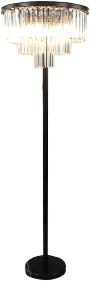 POCHY Luxury Floor Lamp Floor Lamp Simple Modern Crystal Led Standing Lamps Indoor Floor Light for Home Bedroom Living Room Hotel Tall Lighting Easy use