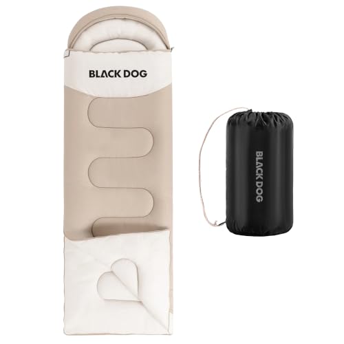 Bolsa de dormir con capucha para camping para adulto, bolsa cálida miniatura 1