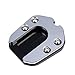 Patin latéral de Moto pour CF-Moto CF 800MT MT800 MT 800 MT CF800MT 2021 Support D'étagère De Coussin D'agrandissement De Moto (Couleur : Argent)