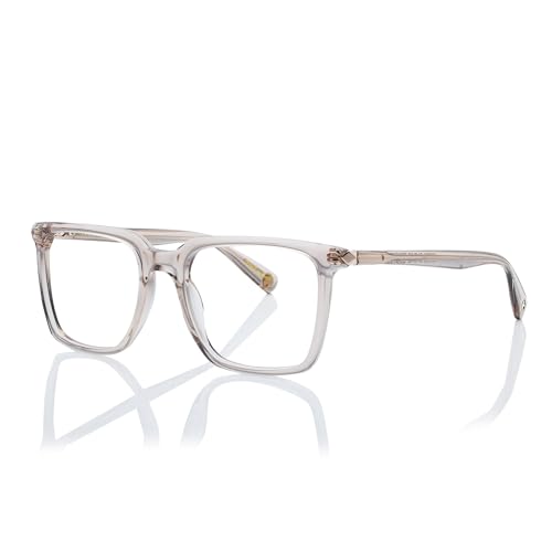 Image of Shisen Fox Kimyou 2.0 Square Acetate Spectacles Frames for Men & Women with Demo Lenses | Classic Full Rim Eye Frames for Men & Women | Stylish Specs Frame for Man & Woman