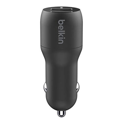 Belkin 24 Watt Dual USB Car Charger - 2 12W USB A Ports with Micro-USB Cable for Fast Charging Apple iPhone 14, 14 Pro, 14 Pro Max, iPhone 13, Samsung Galaxy, AirPods & More - USB-C Charger - image 3