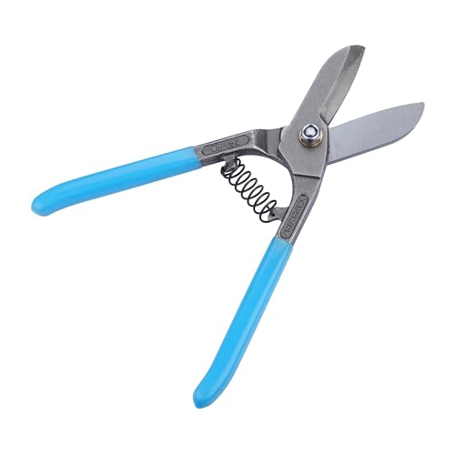 Taparia TCS08 Tin Cutters with Spring(Blue and Silver)