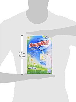 DampRid FG83K 14-Ounce Hanging Moisture Absorber Fresh Scent, 3-Pack - Thumbnail 3