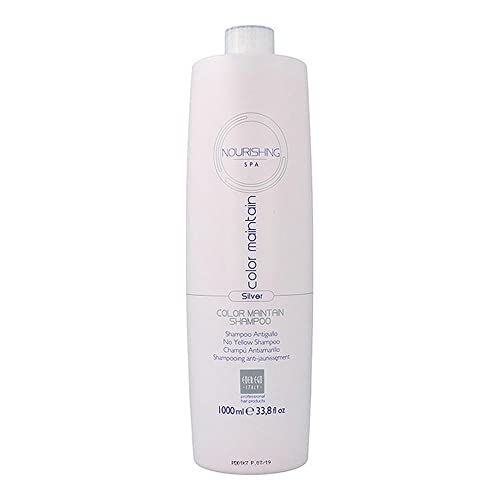 Ever Ego Italy Color Maintain Silver Shampoo For Bleached, Blonde and Grey Hair | Revitalizing And Moisturizing Hair Care Product For Men And Women | 1L Bottle image 2